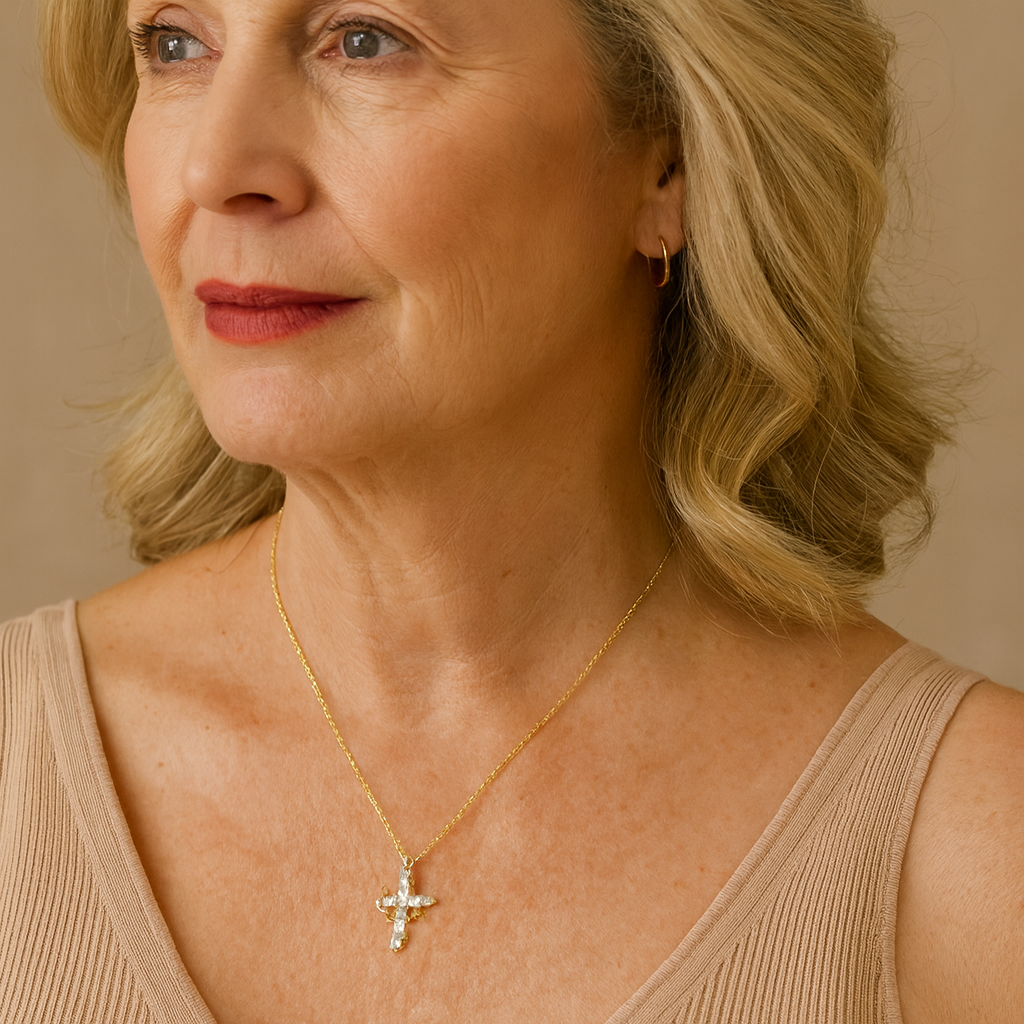 Cross & Crown Necklace